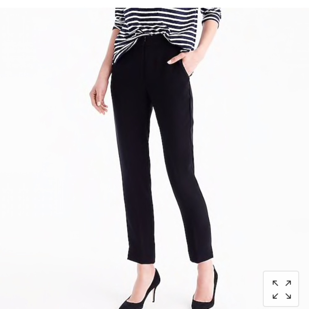 J crew easy pant in black